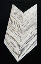 Chevron Decor - White Washed (3PK) - Large