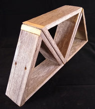 Triangle Shelves - 3 Pack made with Reclaimed Wood