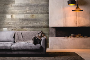 Transform your living room with a wood accent wall