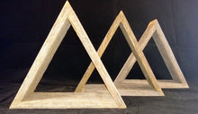 Triangle Shelves - 3 Pack made with Reclaimed Wood